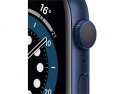 Apple Watch Series 6 LTE 44mm Blue Aluminum Case with Deep Navy Sport Band (M07J3)