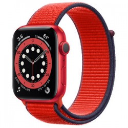  Apple Watch Series 6 GPS 44mm (PRODUCT)RED Aluminum Case with (PRODUCT)RED Sport Loop (M02H3)