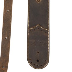 MARTIN WINGTIP GUITAR STRAP (DARK BROWN)