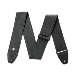 DUNLOP BMF15BK BMF TRI-GLIDE LEATHER BLACK STRAP