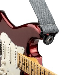 D'ADDARIO 50BAL04 AUTO LOCK GUITAR STRAP (SKATER GREY)