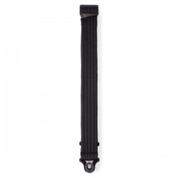 D'ADDARIO 50BAL01 AUTO LOCK GUITAR STRAP (BLACK PADDED STRIPES)