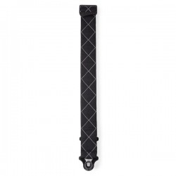 D'ADDARIO 50BAL02 AUTO LOCK GUITAR STRAP (BLACK PADDED DIAMONDS)