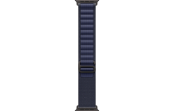 Apple Watch Ultra 2 LTE 49mm Black Titanium Case with Navy Alpine Loop - Small (MYTF3)