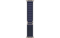 Apple Watch Ultra 2 LTE 49mm Black Titanium Case with Navy Alpine Loop - Medium (MYPX3)
