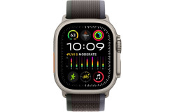 Apple Watch Ultra 2 GPS + Cellular 49mm Titanium Case with Blue/Black Trail Loop - S/M (MRF53)