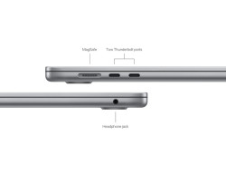 MacBook Air M3 15,3" 8CPU/10GPU/8GB/2TB Space Gray 2024 (Z1BP0006E)