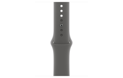Apple Watch Series 10 LTE 46mm Natural Titanium Case w. Stone Grey Sport Band M/L (MWYA3)