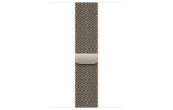Apple Watch Series 10 LTE 46mm Natural Titanium Case w. Natural Milanese Loop M/L (MWYC3)