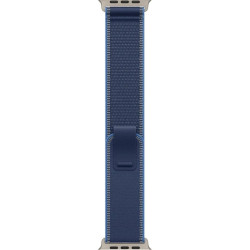Apple Watch Ultra 3 LTE 49mm Natural Tit. Case w. Blue/Bright Blue Trail Loop - S/M (MEWR4)