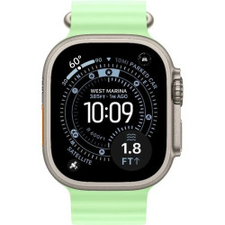 Apple Watch Ultra 3 LTE 49mm Natural Tit. Case w. Neon Green Ocean Band (MF1V4+MGCF4)