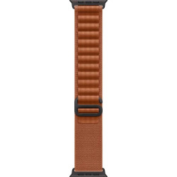 Apple Watch Ultra 3 LTE 49mm Black Tit. Case w. Terra Cotta Alpine Loop - Large (MF254+MG9F4)