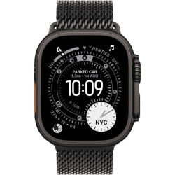 Apple Watch Ultra 3 GPS + Cellular 49mm Black Tit. Case w. Black Tit. Milanese Loop - Small (MF1N4)